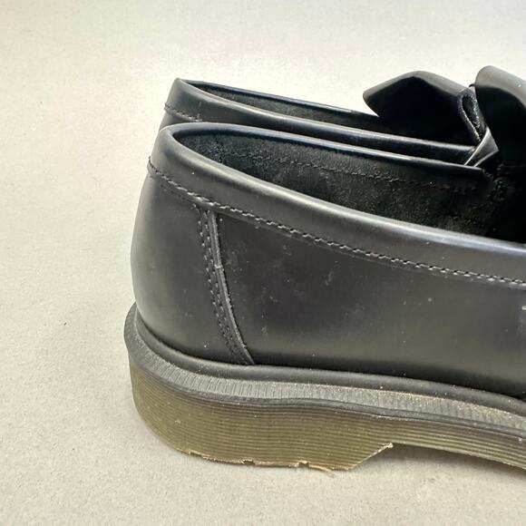 Dr Martens Adrian Black Polished Smooth Leather Tassel Loafers Women's US Size 8 - Picture 11 of 16